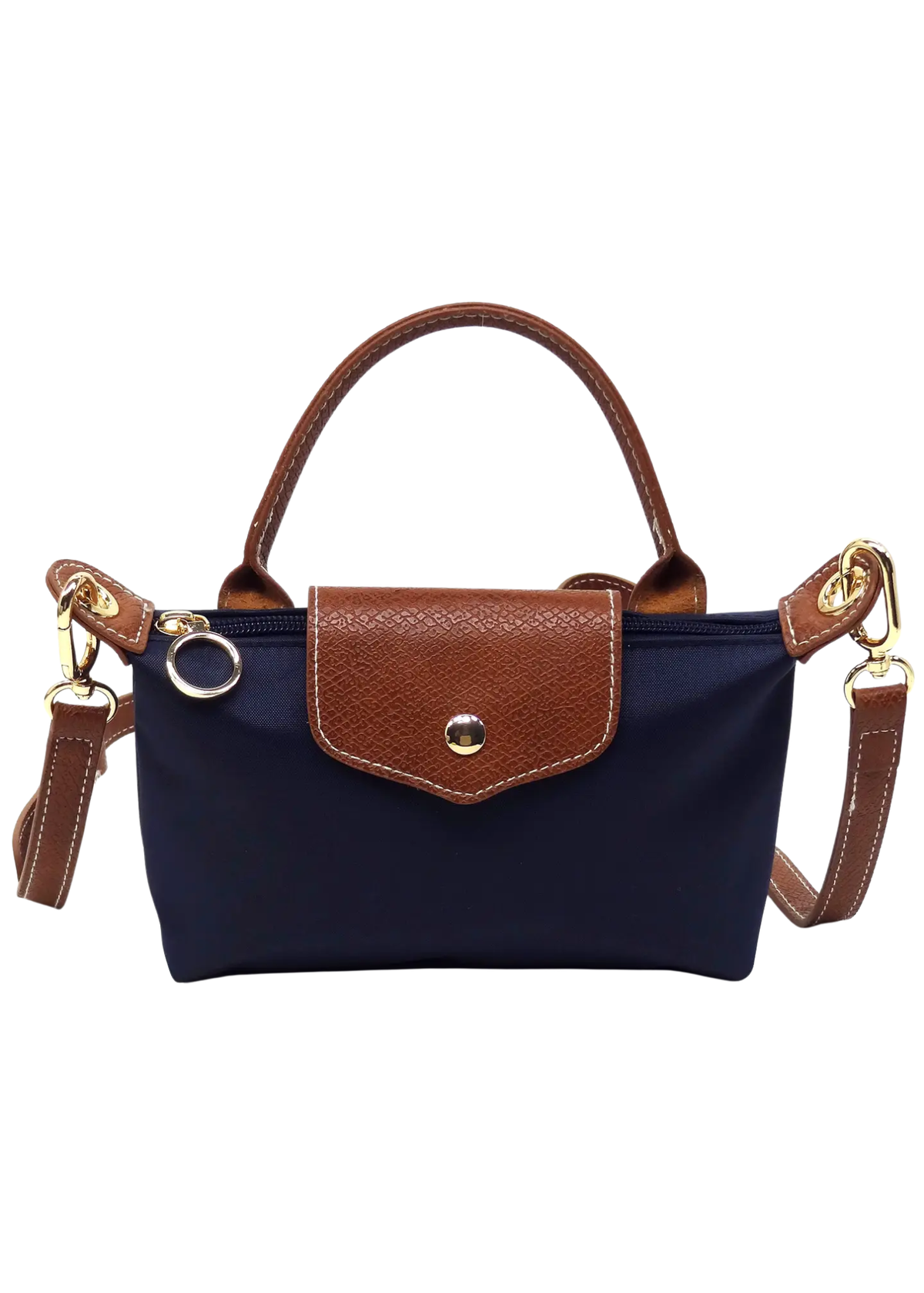 Nylon Flap Crossbody Bag