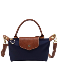 Nylon Flap Crossbody Bag