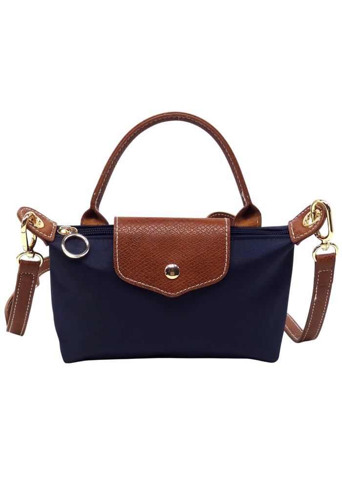 Nylon Flap Crossbody Bag