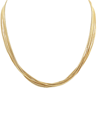 6 Layered Snake Chain Necklace