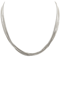 6 Layered Snake Chain Necklace