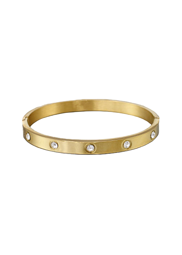 Crystal Engraved Bracelet