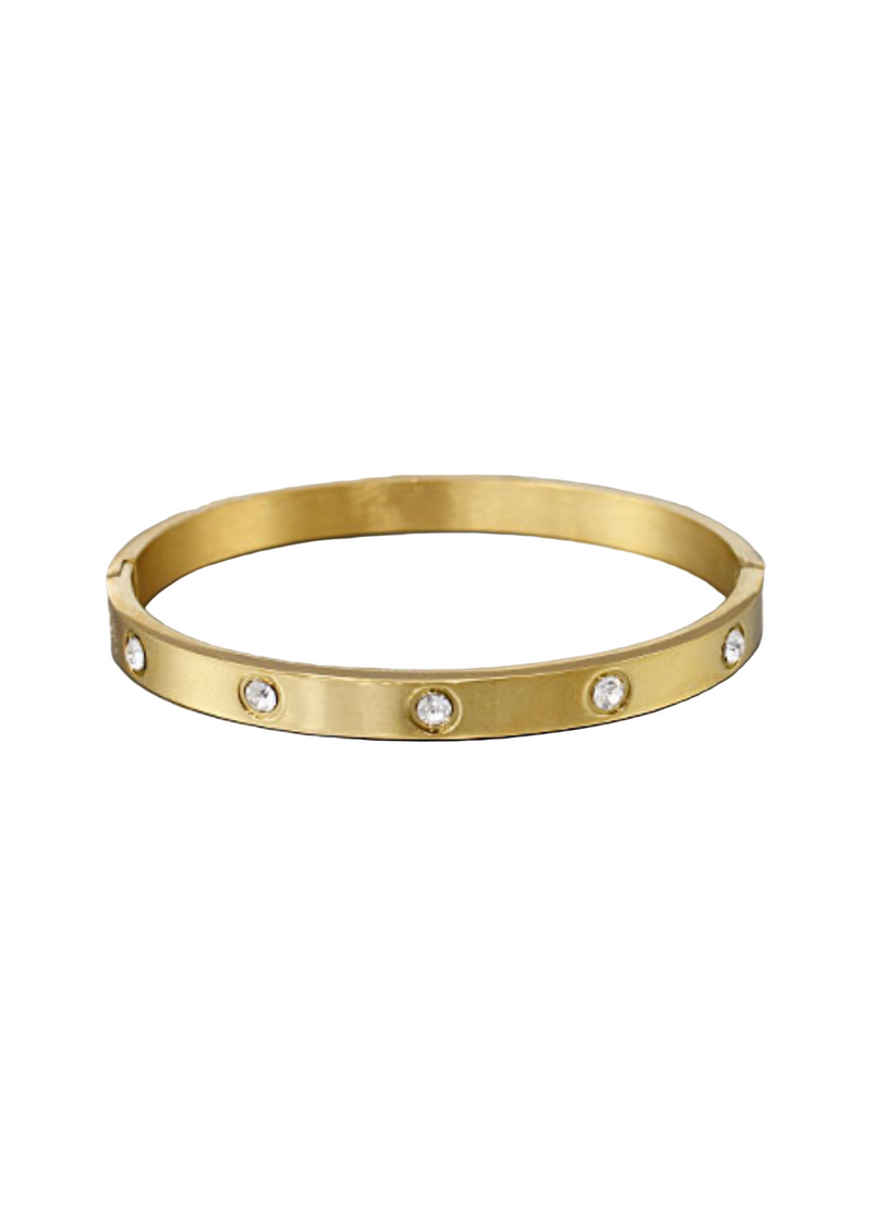 Crystal Engraved Bracelet