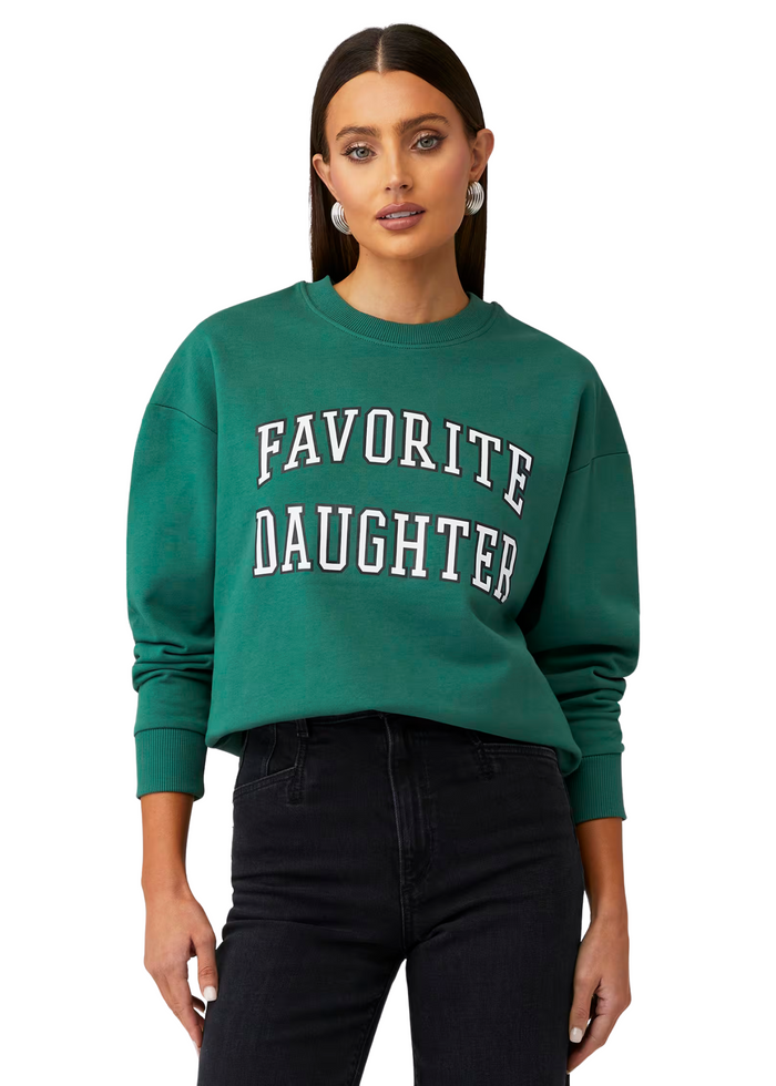 Collegiate Sweatshirt - Evergreen