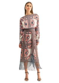 Niko Boat Neck Long Sleeves Top