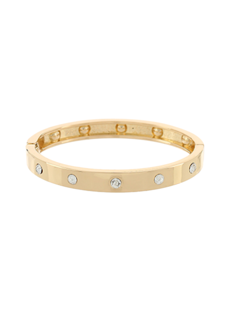 Pearl Station Bangle Bracelet
