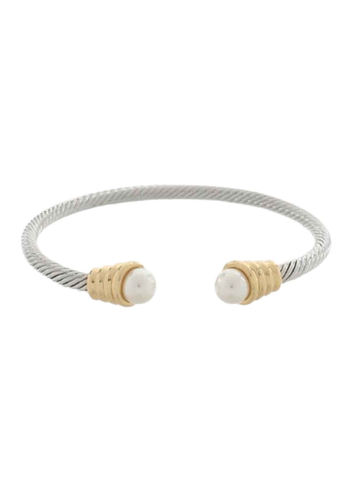 End Dome Cable Cuff Bracelet