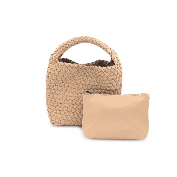 Medium Woven Shoulder Bag