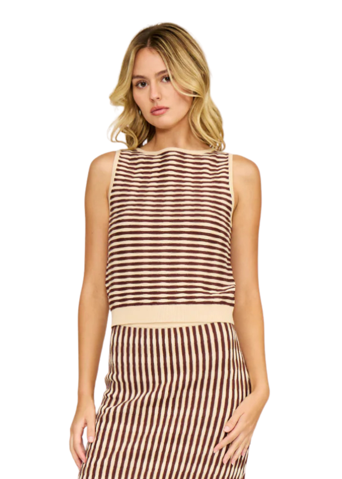 Julie Boatneck Knit Top