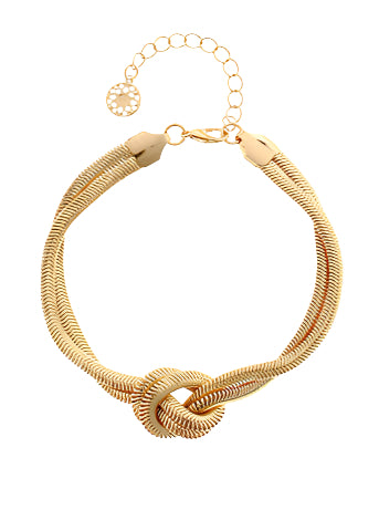 Layered & Knotted Snake Bracelet