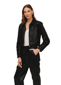 Crop Bomber Jacket