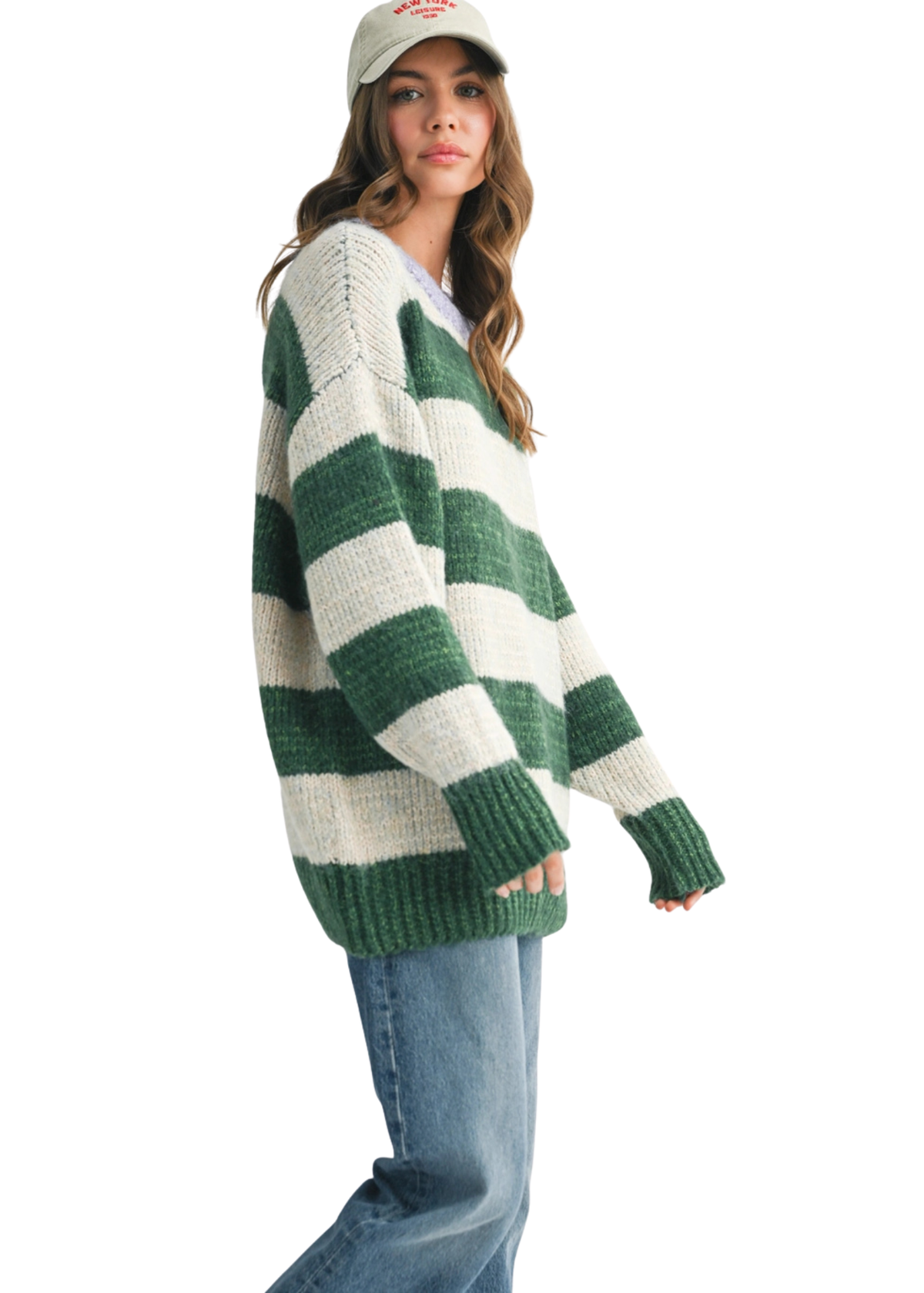 Oversized Striped Sweater