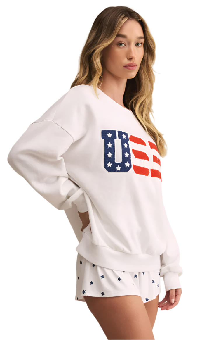 Oversized USA Sweatshirt