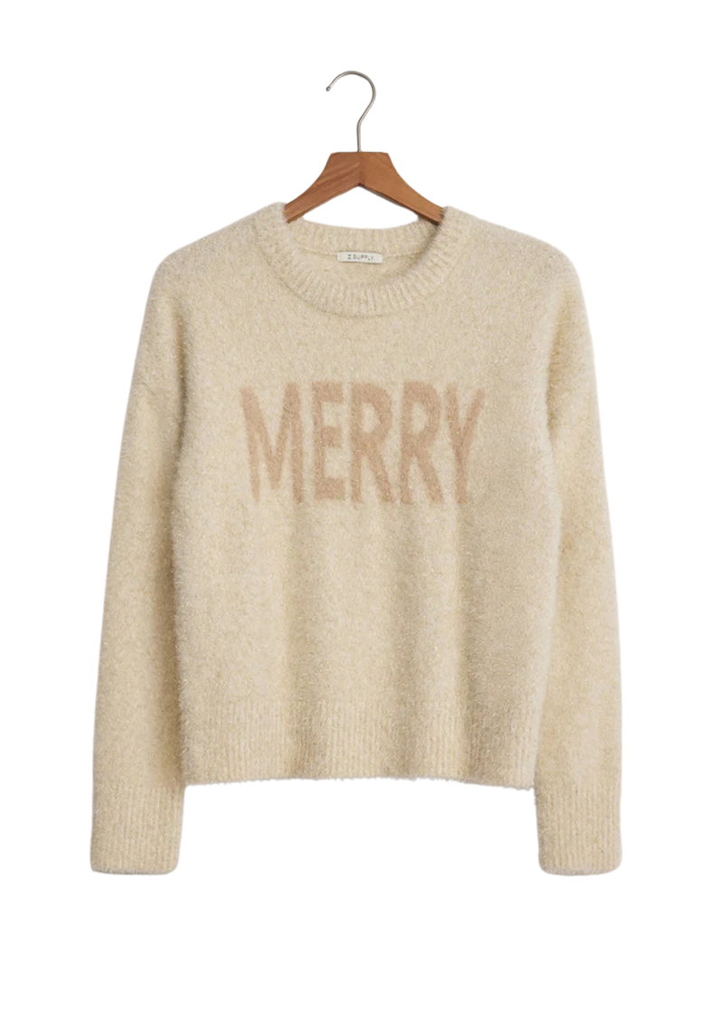 "Merry" Gold Sweater
