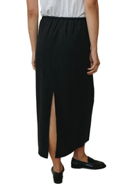 Back Slit Skirt - Vintage Black