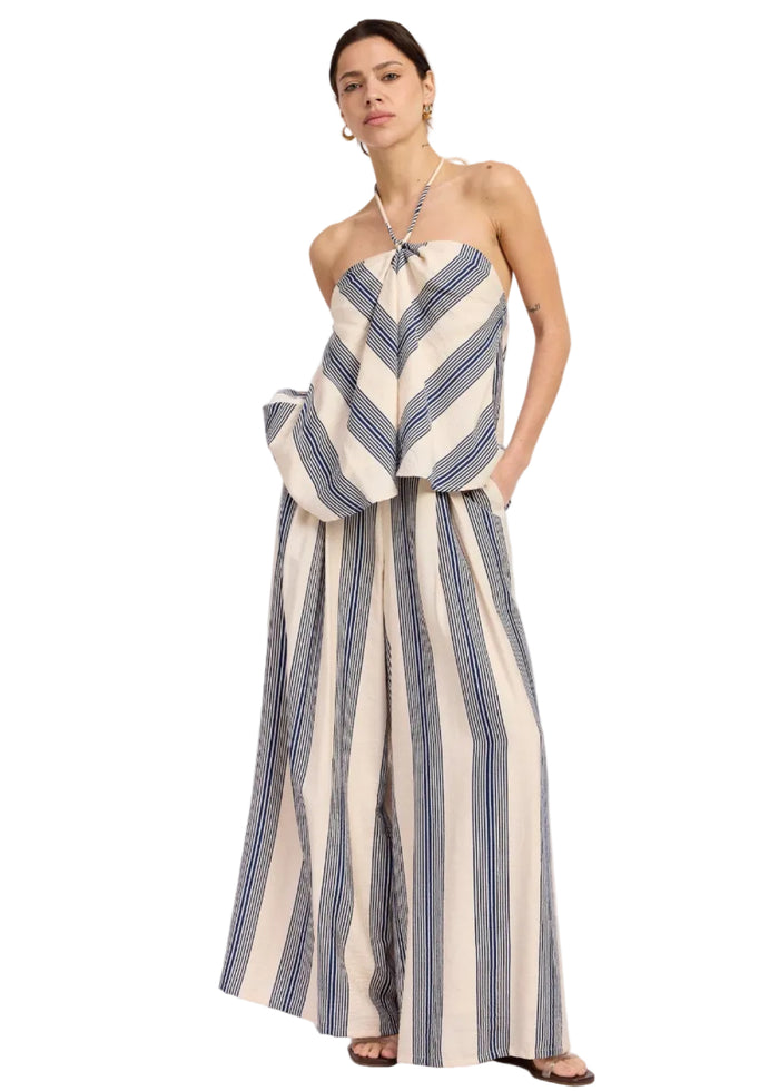Stripe The Stadium Wide Leg Pants