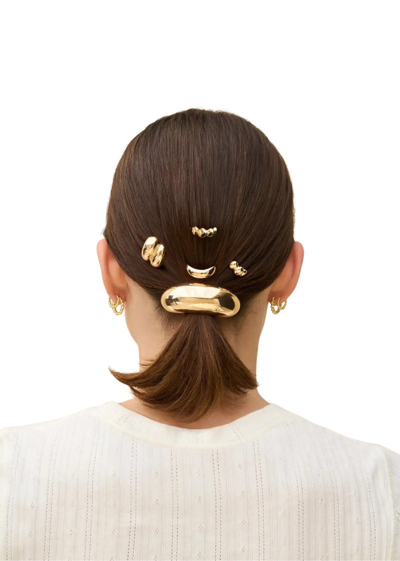 Gold Metal Pony Pins Set