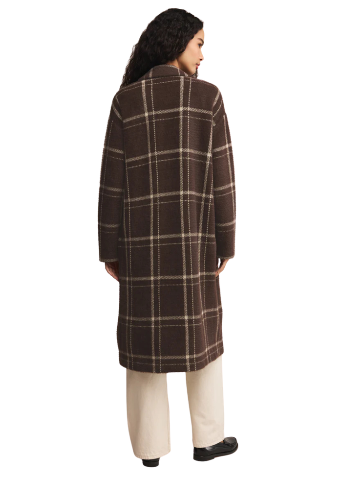 Mason Sweater Plaid Coat