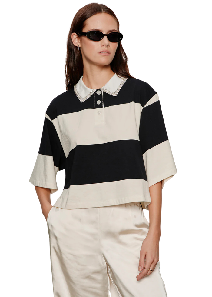 Embellished Polo Tee