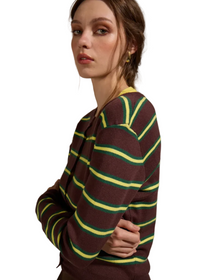 Rainbow Striped Cardigan