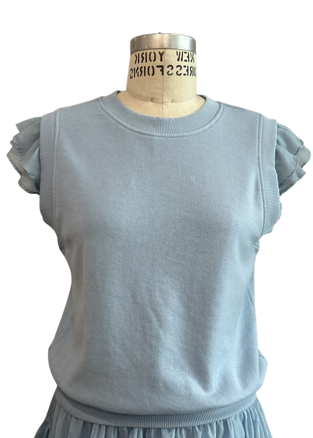 French Terry Pullover Top