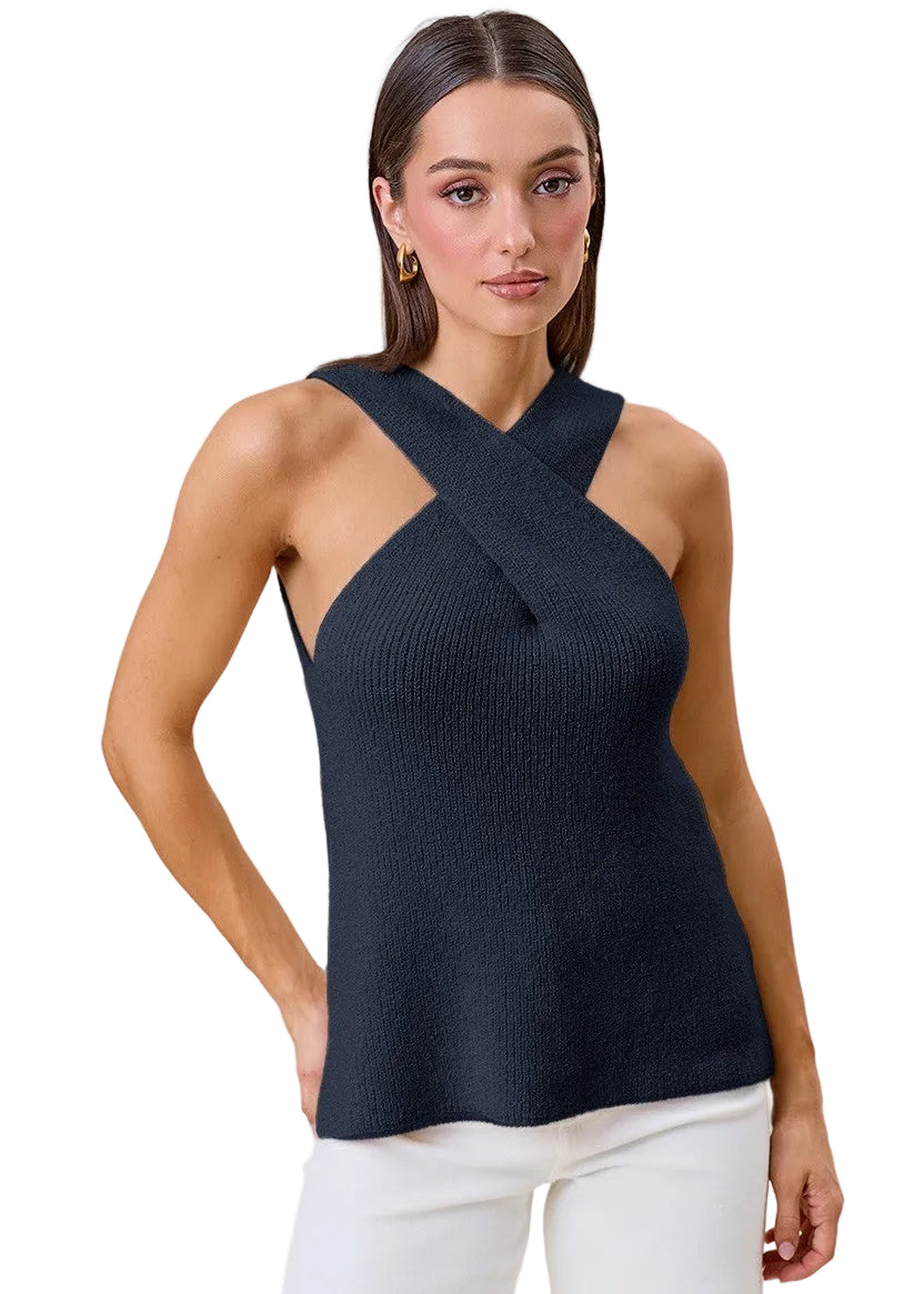 Halter Knit Top