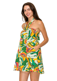 Calypso Mostera Halter Short Dress