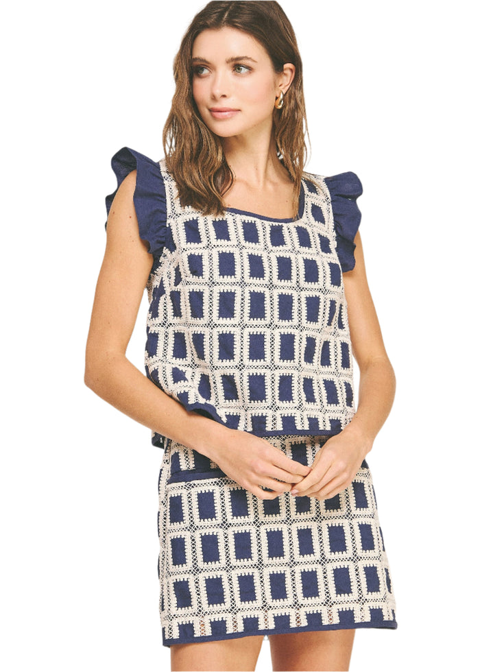Patchwork Crochet Top