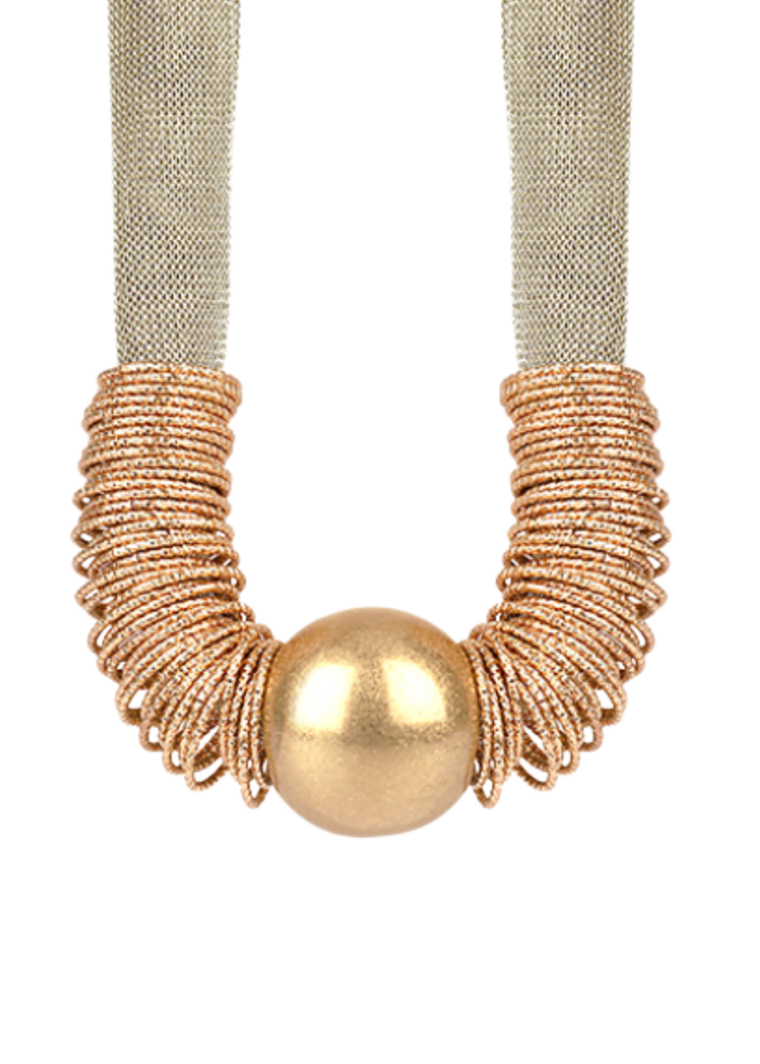 Mesh Ring Ball Choker