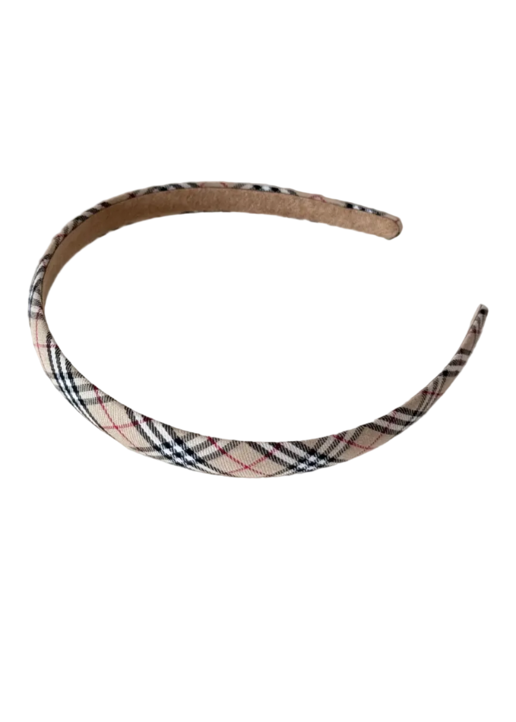 Vintage Plaid Non Slip Thin Headband