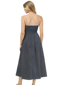 Tube Striped Maxi Dress