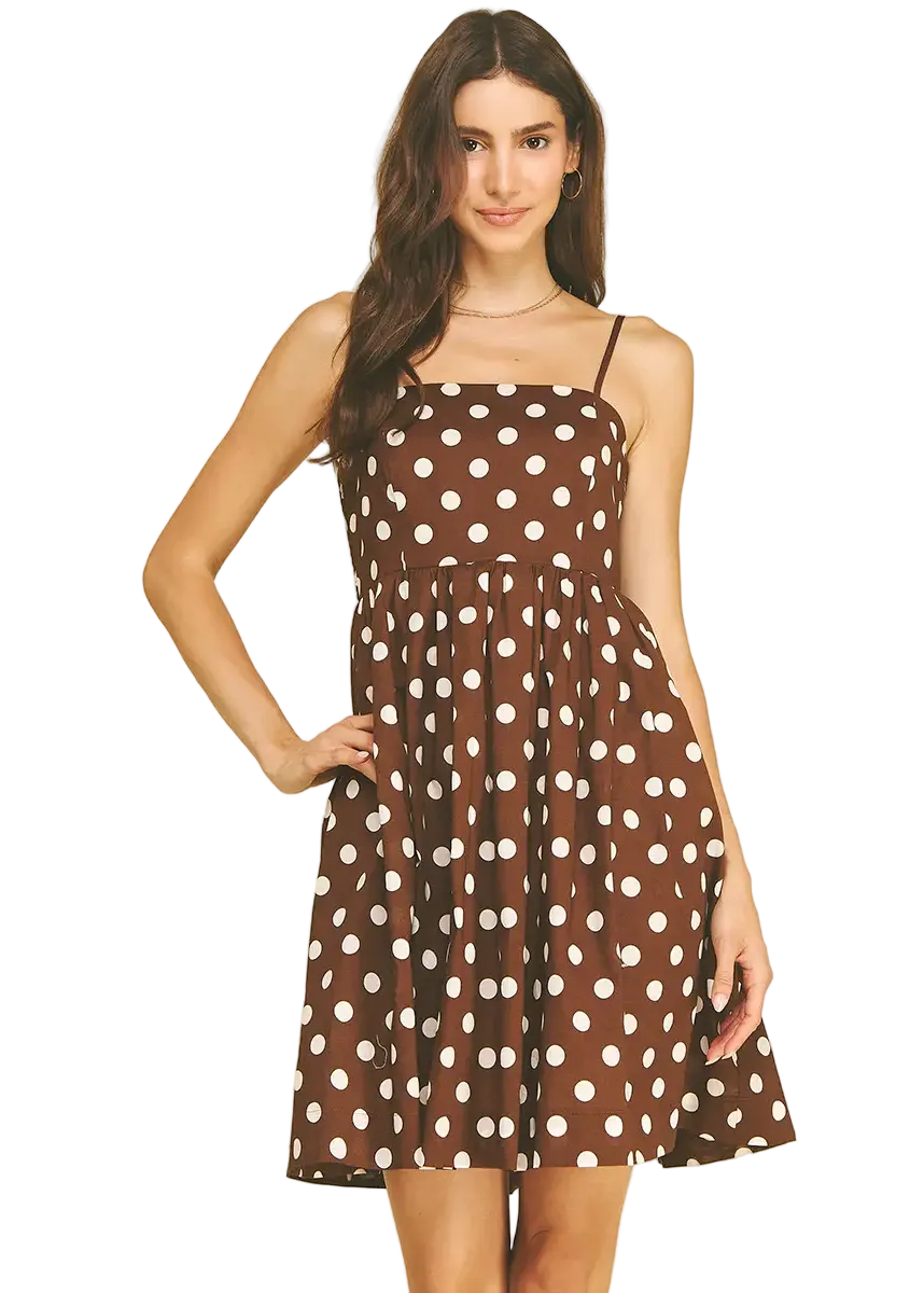 Spaghetti Strap Mini Dress