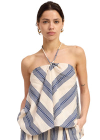Stripe The Stadium Halter Top
