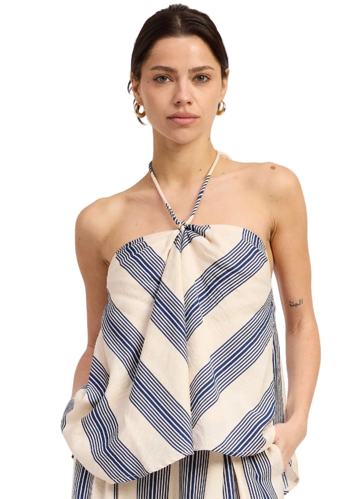 Stripe The Stadium Halter Top