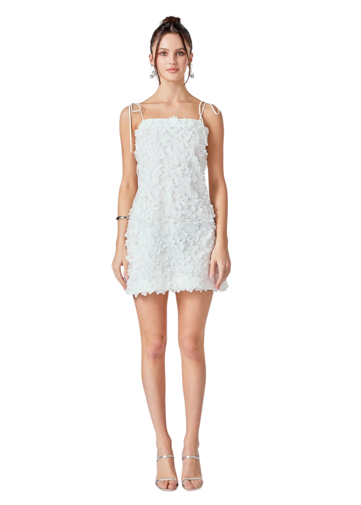 Charlotte Flower Sleeveless Mini Dress