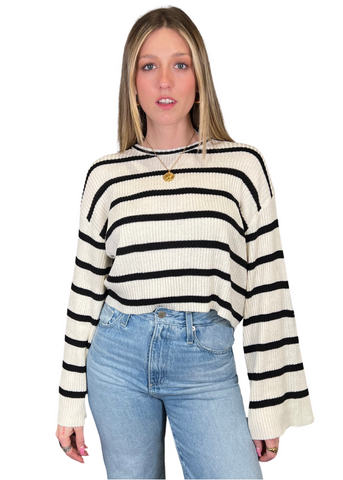 Get It Right Textured Rib Long Sleeve