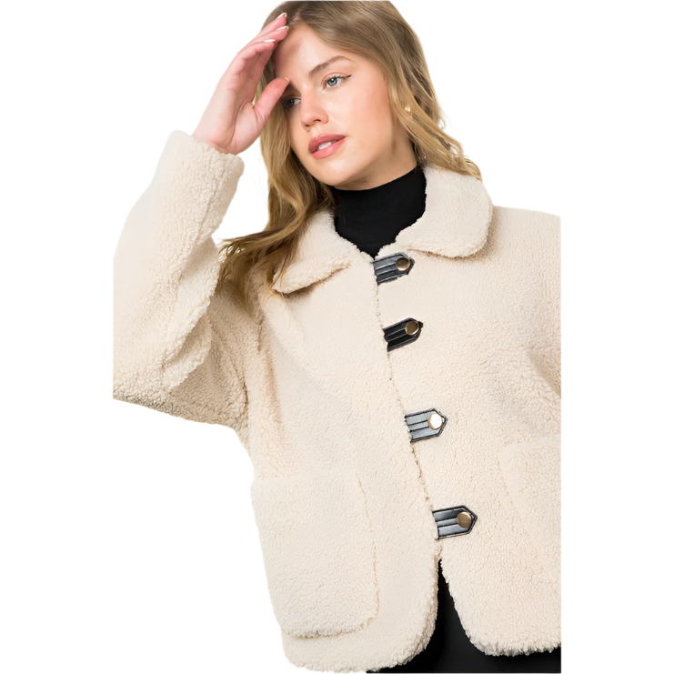 Sherpa Collared Coat