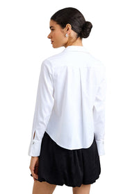Long Sleeve Zip Front Shirt