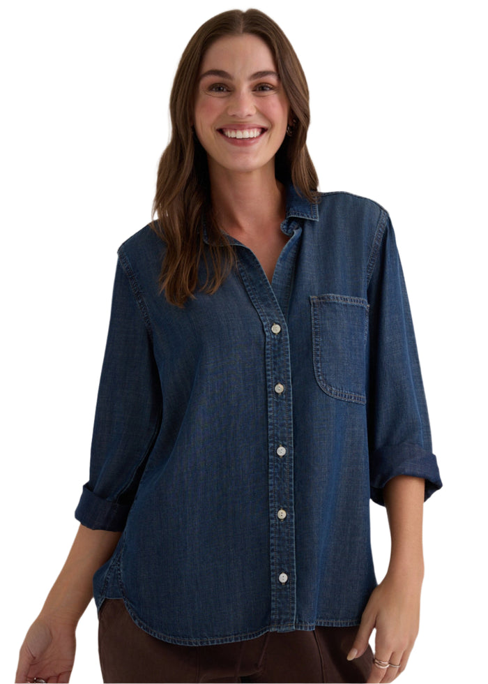 Shirt Tail Button Down