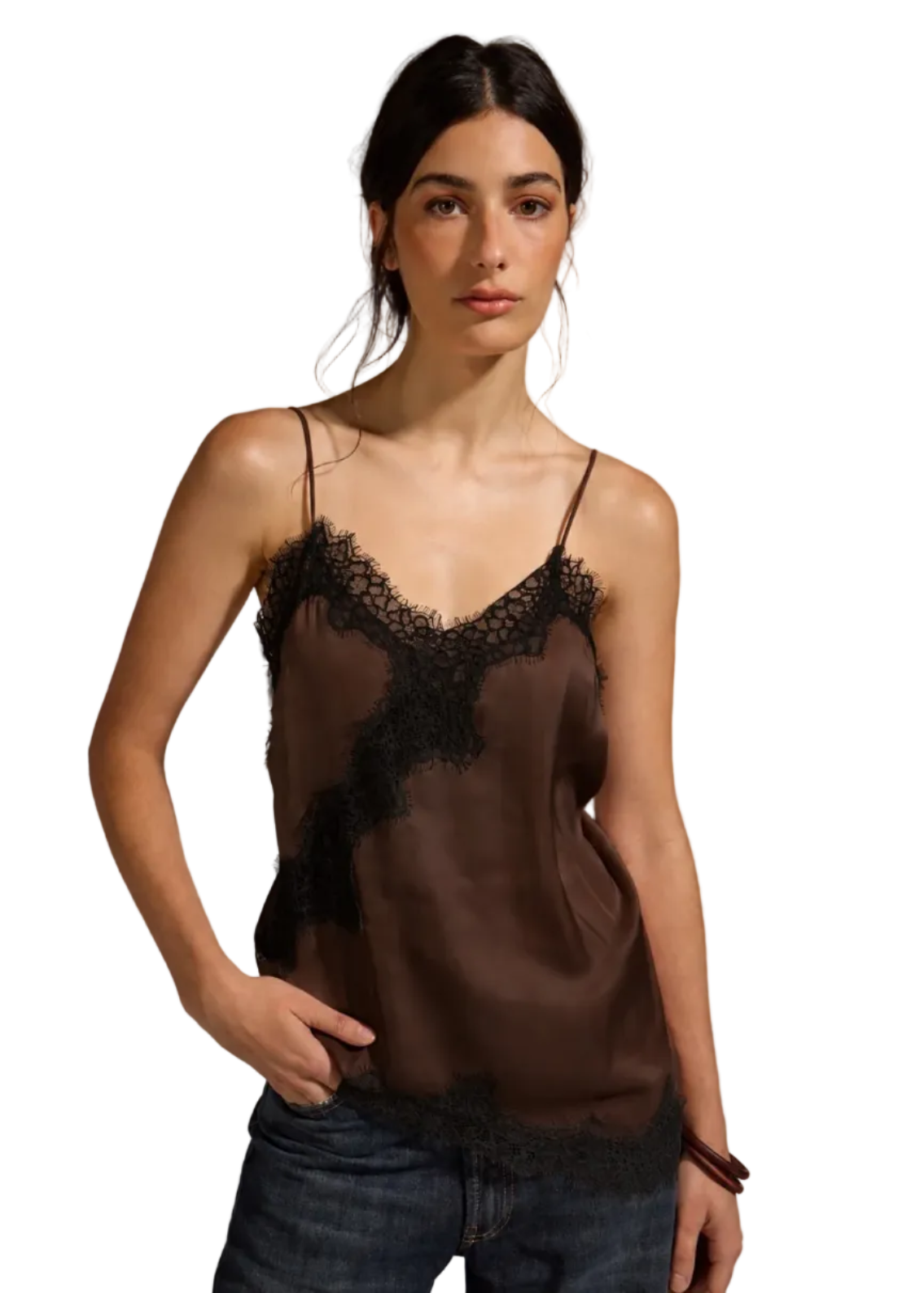 Sonic Lace Trim Tank