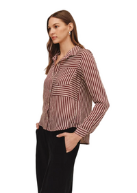 Seamed Button Down Shirt