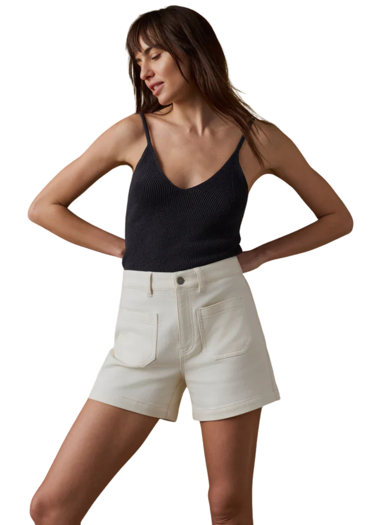 Stretch Terry Patch Pocket Short