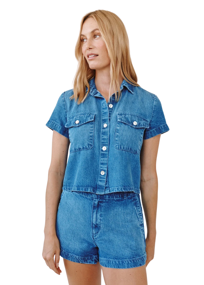 Short Sleeve Flat Pocket Shirt