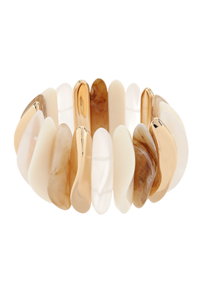 Wide Organic Bracelet