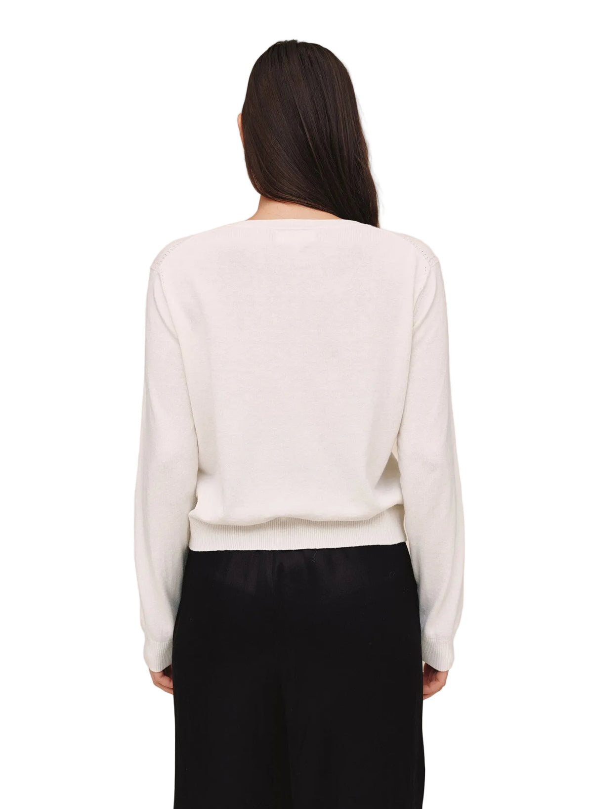 Crew Neck Cardigan