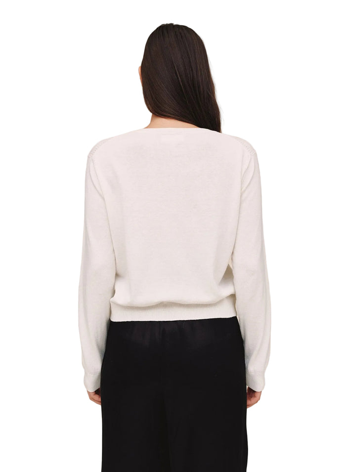 Crew Neck Cardigan
