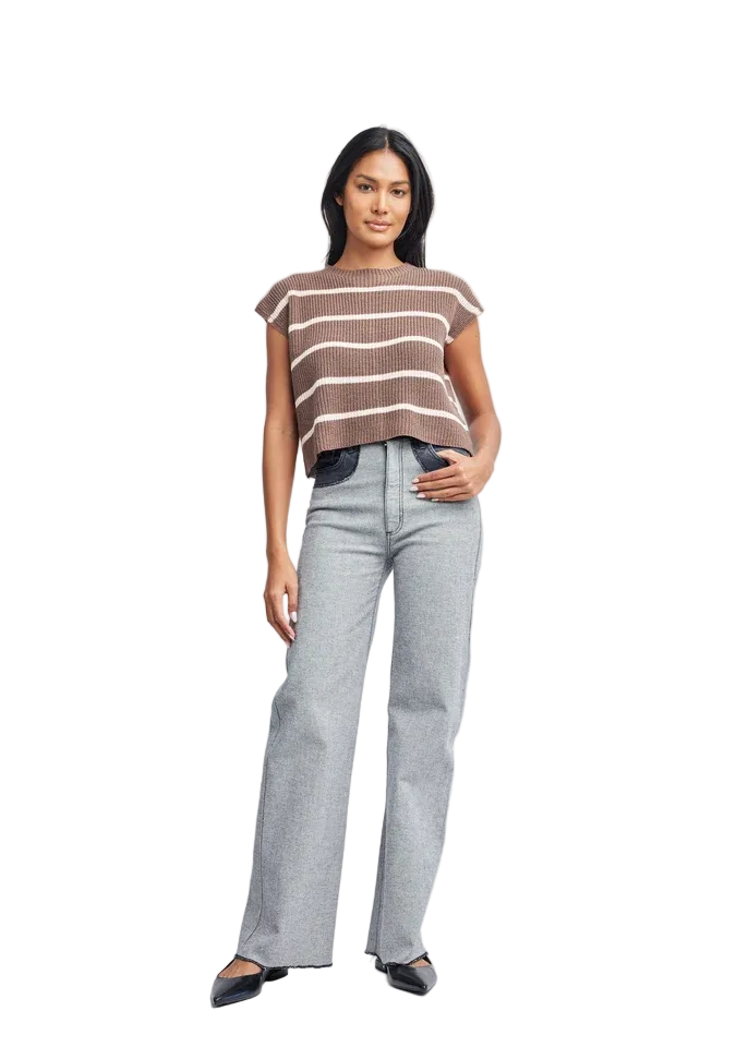 Gillian Crop Sweater Tee