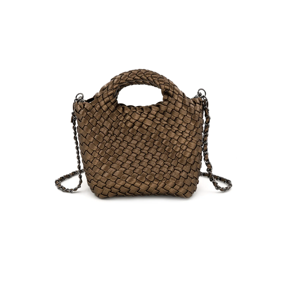 Mini Woven Bag , Black