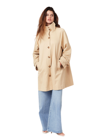 High Neck Trench Coat