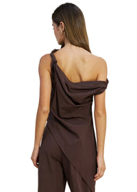Asymmetrical One Shoulder Top